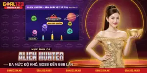 Khẩu pháo bắn quái vật và đĩa bay trong bắn cá Alien Hunter Goal123