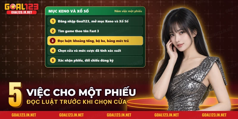 Fast 3 Goal123: Luật Chơi, Cách Chọn Cửa Và Đọc Kết Quả 4 Năm việc từ mục Keno và Xổ Số đến phiếu cược đầu tiên của Fast 3 Goal123
