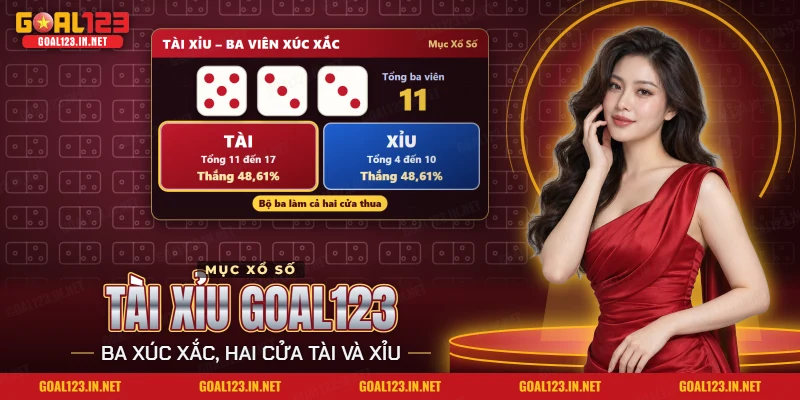 Cách Chơi Tài Xỉu Goal123: Luật 3 Xúc Xắc, Cửa Cược, Quản Lý Vốn 2 Cách chơi tài xỉu Goal123 với ba viên xúc xắc và hai cửa Tài, Xỉu