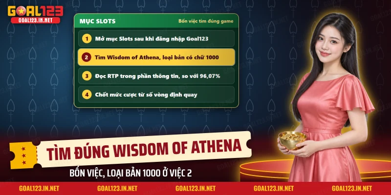 Nổ Hũ Wisdom Of Athena Goal123: Luật Chơi, Hàng Khóa Và Hệ Số 5 Bốn việc tìm đúng Wisdom of Athena trong mục Slots của Goal123