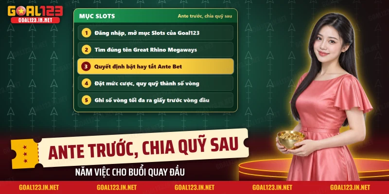 Nổ Hũ Great Rhino Megaways Goal123: Cách Thắng, Wild, Free Spin 5 Thứ tự quyết định Ante và số vòng trước vòng quay đầu của Great Rhino Megaways