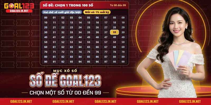 Số Đề Goal123: Cách Chơi, Các Kiểu Cược, Cách Tính Thưởng 2 Hai chữ số cuối của giải đặc biệt và một trăm số có thể chọn trong số đề Goal123
